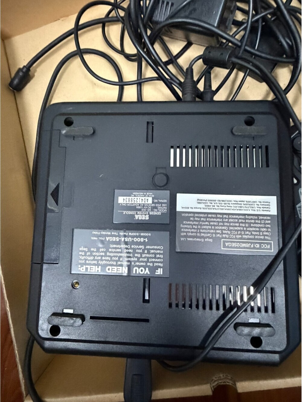 Sega Genesis Model 2 Core System Box and Tray Insert - Picture 4 of 6
